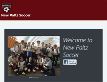 Tablet Screenshot of newpaltzsoccer.org